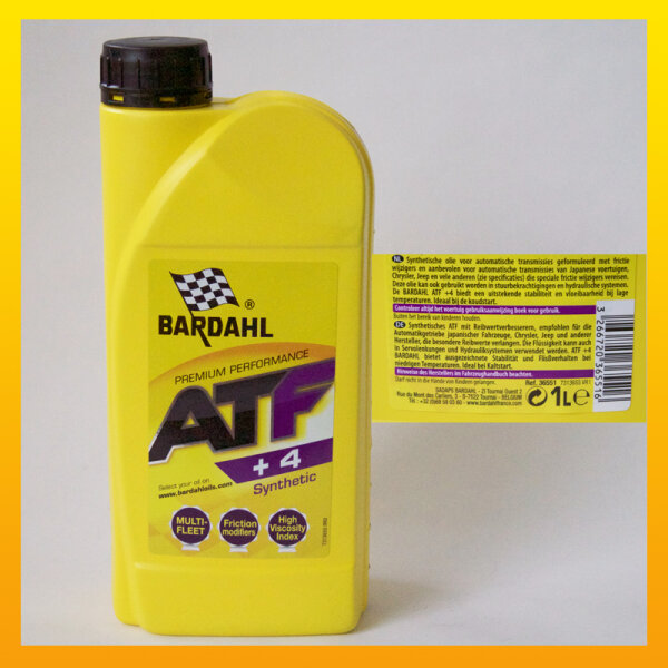 BARDAHL ATF +4 Synthetic Multivehicle -  1 Liter-Flasche