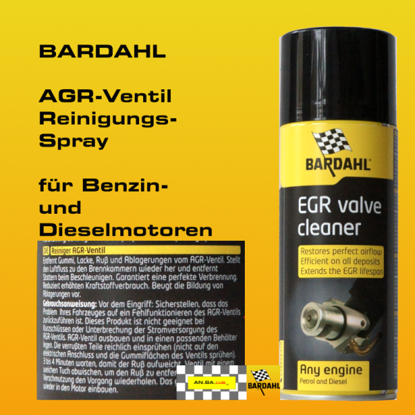 BARDAHL AGR Ventilreinigungs-Spray - 400 ml - Ref 4326