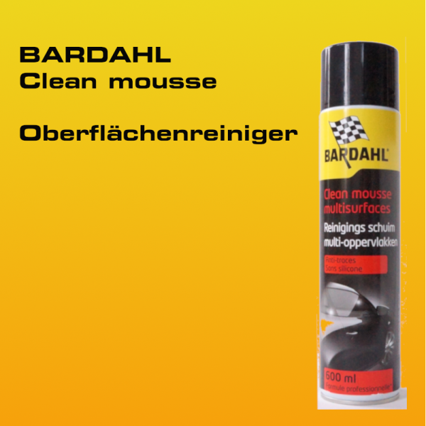 BARDAHL Clean Mousse Spray - Schaumreiniger 600 ml - Ref 3214