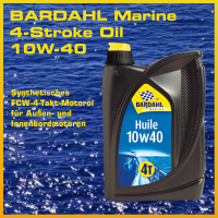 BARDAHL Marine 4 Stroke Oil 10W-40 - 2 Liter Kanne