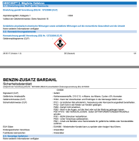 BARDAHL Benzin-Zusatz -  350 ml Flasche