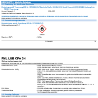 BARDAHL FML Lub CFA 3H/H1 Ölspray für die Nahrungsmittelindustrie - 400 ml - Ref 1627