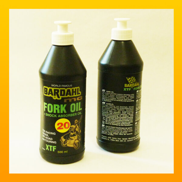 BARDAHL XTF FORK OIL SAE 20 - Gabelöl 500 ml-Flasche