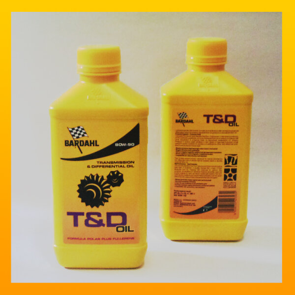 BARDAHL T&D C60 Gear Oil 80W-90 Getriebeöl - 1 Liter-Flasche