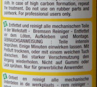 BARDAHL Degr. Atelier Entfettungs-Spray 500 ml