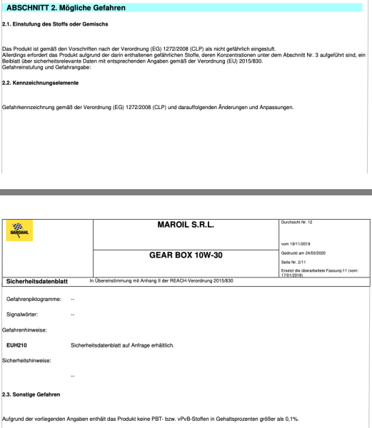 BARDAHL XTG-M 10W-40 (früher Gear Box) - Spezialöl für Rollergetriebe - 1 Liter-Flasche