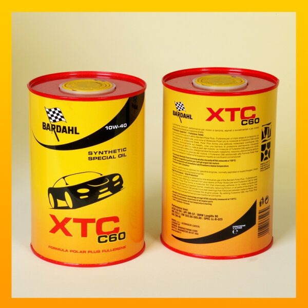 BARDAHL XTC C60 10W-40 MOTOR OIL (Auto) - 1 Liter-Flasche